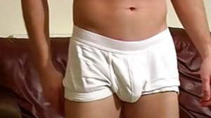Sexy UK amateur Jake moans from pleasure while