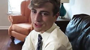 Mormon teen fucked bareback by hung elder after