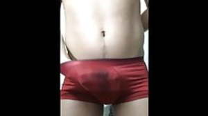 coach edges me  3 cumshots inside shorts