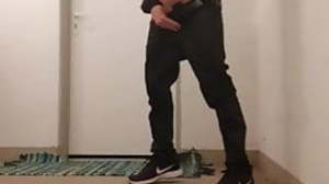 Jerking lacking in cell building corridor TRAILER