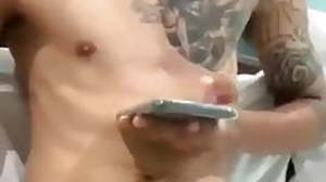 filming collaborate jerking off with crowning blow