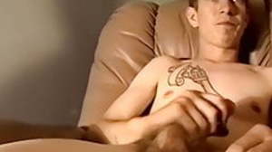 Young amateur strips naked and masturbates before