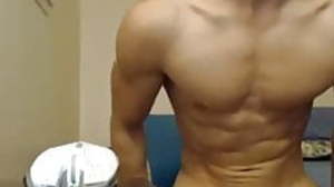 Cute Muscle Hunk on Webcam 4