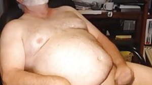 Daddy cums on cam