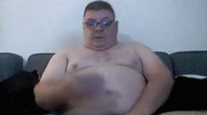 Daddy cums on cam