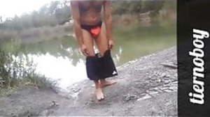 Crazy spanish boy!! 3 pees with dildo, streap, cum