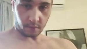 Moroccan guy jerking off