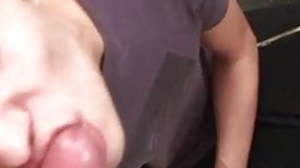 Cock-hungry twink spies on a hunk in the shower