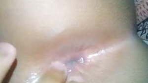 Asian twink boy showing up his asshole