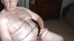 Daddy cums on cam