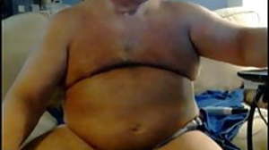 Papa cums on cam