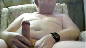 Daddy cums on cam