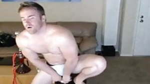 Travis Steel Jerks Off And Rides Dildo