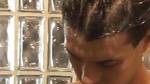Beloved twink Chase Harding cums while