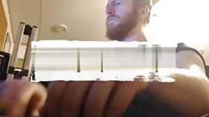 Redhead daddy big cock cums show