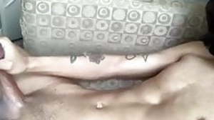 Jacking off my hung emo twink cock