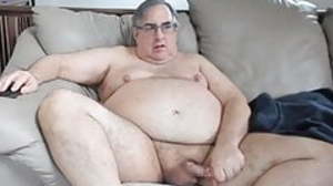 Daddy cums on cam