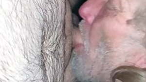 Dirty old man mechanic sucks my little cock