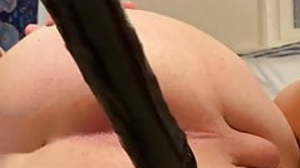 Trying out my new double headed dildo