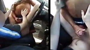 Hot dad car sex