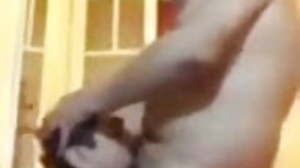 Slut sucks mature's dick