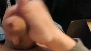 Jerking stay away from my big cock