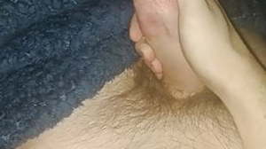 Lil bitty second on touching cumshot
