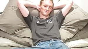 Beautiful stallion Rob teases and jerks off his