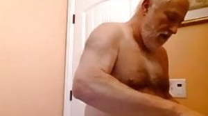 Daddy in bathroom