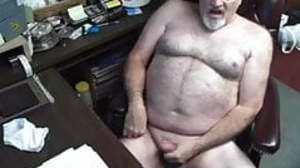 Daddy cums on cam