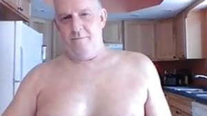 Daddy strokes on cam