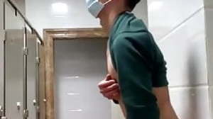 Asian horny in the bathroom