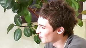 Young amateur Paul jerking off and fingering his