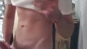 Leo Sanderson playing with his Huge Dick in the