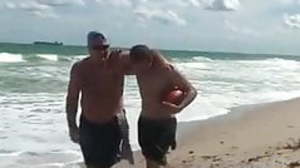Chub old man and son