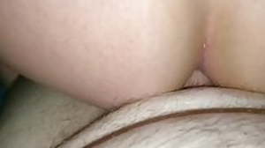 young guy rides chubby daddies cock