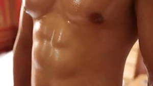 Asian hoty gets nipple played and edged