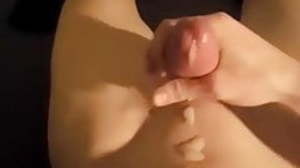 Little Cumshot about bed