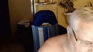 Daddy cums on cam