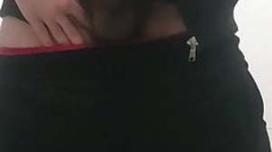 Masturbate at public toilet