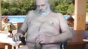 Daddy cums on cam