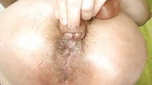 my ass hairy  spit