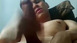 Smooth twink Thomas Ricci sprays cum after hot