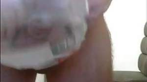 Daddy cums on cam