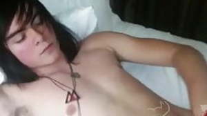 Beamy dicked 19 year old cums for camera
